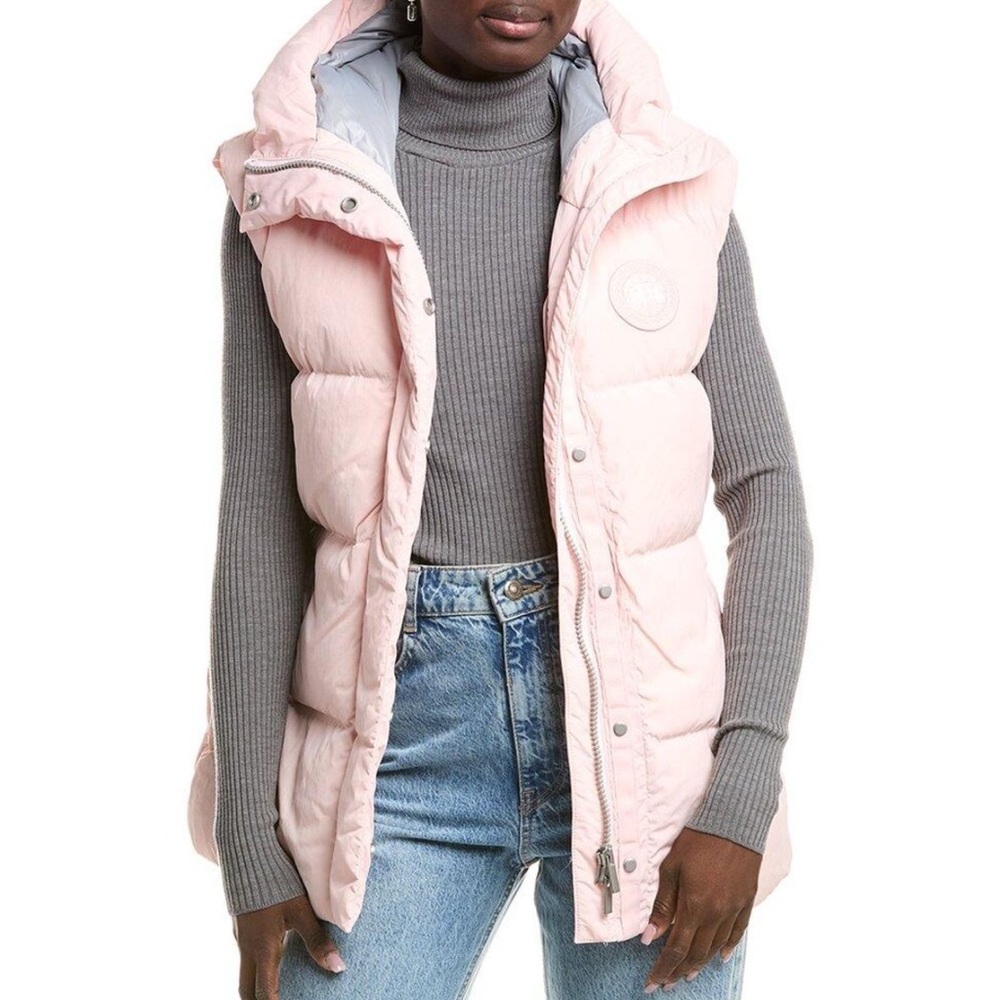 NWT New Canada Goose Rayla Pink Down Vest Size Small - Picture 6 of 10
